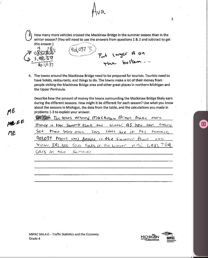 A1 Student5 page 2 MA 4 6